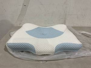 lot 370 image: Osteo Cervical Memory Foam Pillow - Queen Size - Blue
