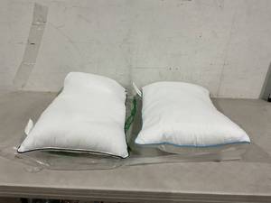 lot 375 image: SET OF 2 - Flanhorest Bed Pillows - Standard Size
