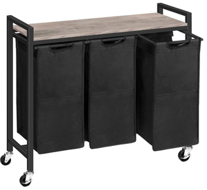 lot 543 image: HOOBRO Laundry Hamper - Black