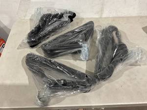 lot 246 image: LOT OF 80 Black Velvet Hangers