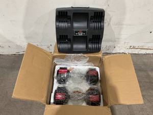 lot 147 image: FLYBIRD 15 lb. Adjustable Dumbbell Set of 2