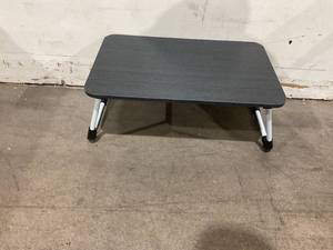 lot 153 image: Black Portable Laptop Lap Desk with Folding Legs