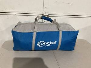 lot 303 image: PORTAL 8-Person Blue Family Camping Tent with Screen Porch