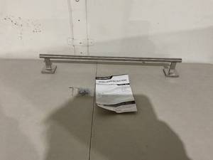 lot 319 image: KOKOSIRI 24 inch Brushed Nickel Towel Holder