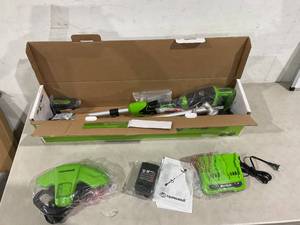 lot 263 image: Greenworks 48V (2 x 24V) 16 Brushless Cordless String Trimmer