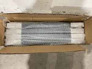 lot 167 image: FRAMICS 4-Pack 12 x 12 inch Grey Wood Picture Frames with White Mats