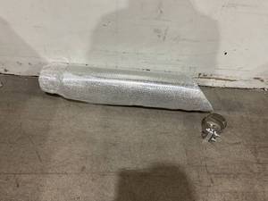 lot 183 image: LucaSng 4 Inlet 7 Outlet Polished Stainless Miter Cut Diesel Exhaust Stack