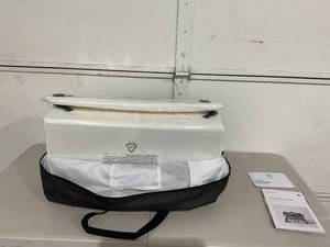 lot 55 image: Guava Family Lotus Gray, Black & White Travel CribPlaypen