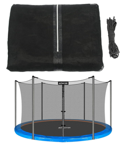 lot 278 image: Zoomster Replacement Trampoline Safety Net Enclosure for Round Frame Trampolines