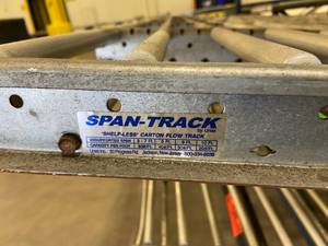 lot 39 image: Rolling Carton Flow Rack