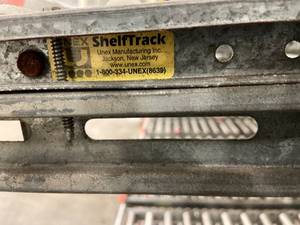 lot 47 image: Stationary Shelf Track Carton Flow Rack