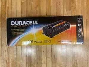 lot 21 image: Duracell Inverter 1000 Watts
