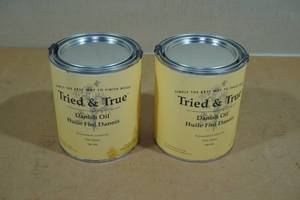 lot 112 image: 2 Quarts Tried & True Danish Oil