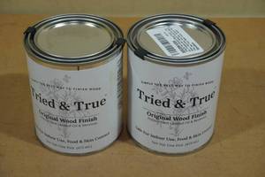 lot 114 image: 2 Pints Tried & True Original Wood Finish