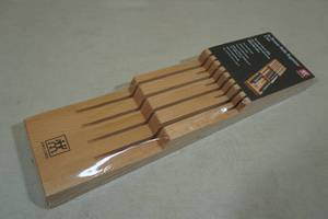 lot 178 image: Zwilling Wood Knife In Drawer Organizer