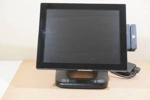 lot 200 image: HiSense Restaurant Touch Screen Terminal - with Card Swiper