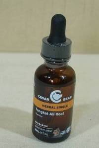 lot 226 image: Cedar Bear Tongkat Ali Root Dietary Supplement