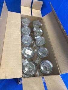 lot 15 image: 10 Media Storage Bottles, Borosilicate Glass 250ml