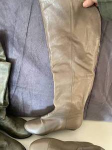 lot 166 image: Lot of Womens Boots-Ankle and Tall-All Size 7.5.  