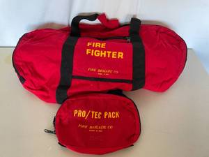 lot 19 image: Lot of Fire Fighters Duffle Bags