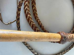 lot 9 image: Vintage Leather Whip