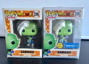 lot 50 image: Lot of 2 Dragonball Super Funko Pop Figures- Zamasu