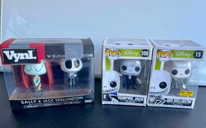 lot 56 image: Nightmare Before Christmas  Funko Pop and Vynl Figure Sets