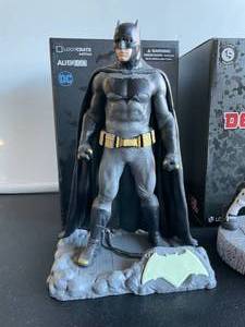 lot 82 image: Loot Crate Exclusive Batman and Deadpool Figures
