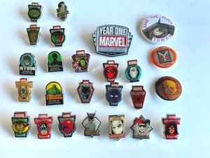 lot 92 image: Collection Of Marvel Loot Crate Collector Corps Pins