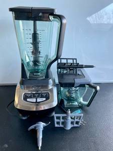 lot 99 image: Ninja Blender with 2 Pitchers and Accessories- Model BL70030