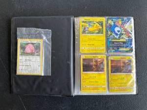 lot 140 image: Lot of Pokemon Cards with Case-Some Halo