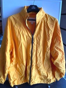 lot 148 image: Old Navy Mens Yellow Windbreaker Jacket Size XL