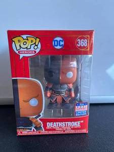 lot 83 image: DC Funko Pop Death Stroke 2021 Summer Convention Limited