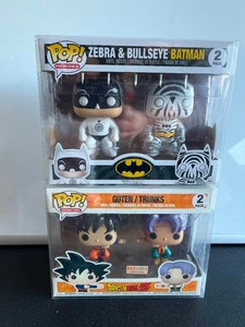 lot 86 image: Lot of 2-Pack Funko Pop Figures-Dragonball Z and Batman