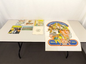 lot 27 image: Lot of 1950s and 1960s Green Bay Packers Programs Poster etc.