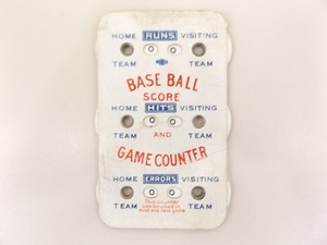 lot 29 image: RARE Antique Milwaukee Wisconsin 1912&nbspPlantista Cigar Baseball Counter