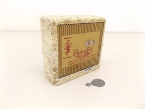 lot 39 image: Vintage Richfield Bank Metal Savings Bank with Key