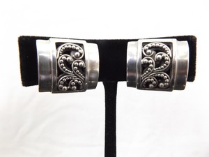 lot 70 image: .925 Sterling Silver LOIS HILL Clip On Earrings