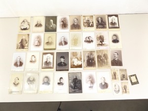 lot 92 image: Large Lot of Antique 4 x 6 etc Card Photos