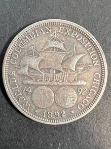lot 04 image: 1892 US COLOMBIAN EXPO HALF DOLLAR