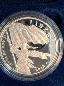 lot 69 image: 2012 STAR-SPANGLED BANNER COMMEM. COIN