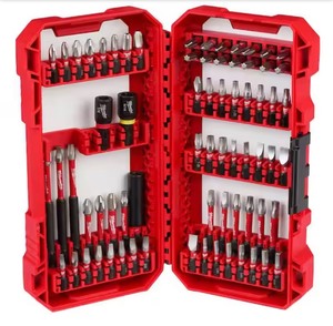 lot 30 image: Milwaukee SHOCKWAVE Impact Duty Alloy Steel Screw Driver Bit Set (70-Piece)