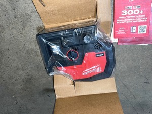 lot 44 image: Milwaukee M12 12-Volt Lithium-Ion Cordless Green 125 ft. Cross Line and Plumb Points Laser Level (Tool-Only)