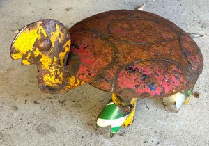 lot 104 image: Darling Metal Turtle