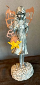 lot 162 image: Two Whimsical Fairy Figurines