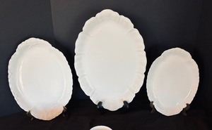 lot 8 image: Wonderful White Haviland China Grouping