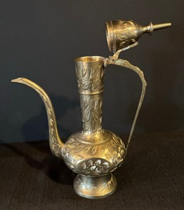 lot 180 image: Beautiful Brass Ewer