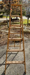 lot 209 image: Ajax Wooden Ladder