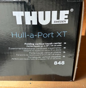 lot 214 image: Thule Hull-a-Port XT Folding Vertical Kayak Carrier