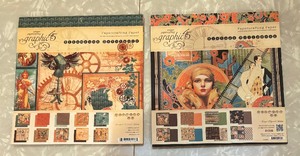 lot 232 image: Large Grouping of Scrapbooking Paper and Embellishments